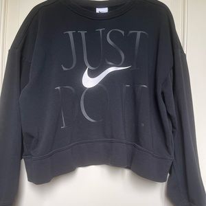 Nike cropped sweatshirt